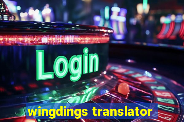 wingdings translator